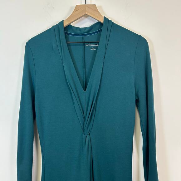 Soft Surroundings Lagia Maxi Lagenlook Dress in Atlantic Deep Women’s Size Small - Picture 8 of 12